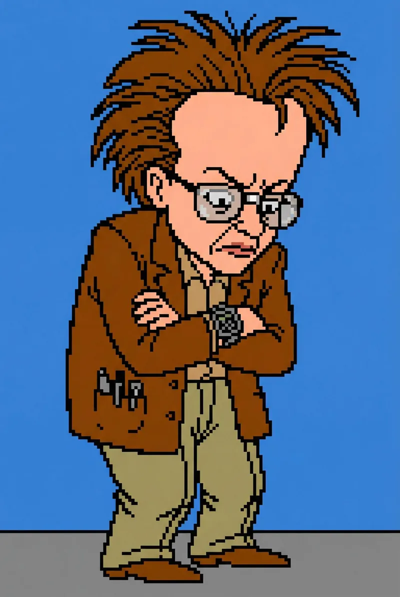 The Tech Genius character portrait